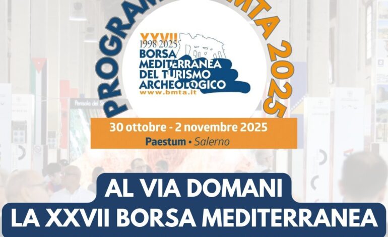 Al via domani la XXVII BMTA, Esposito: sosteniamo questa importante iniziativa