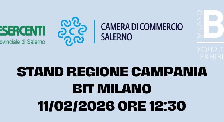Confesercenti Salerno presenta alla BIT due nuovi itinerari turistici green