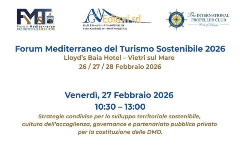Primo Forum del Mediterraneo dedicato al turismo sostenibile