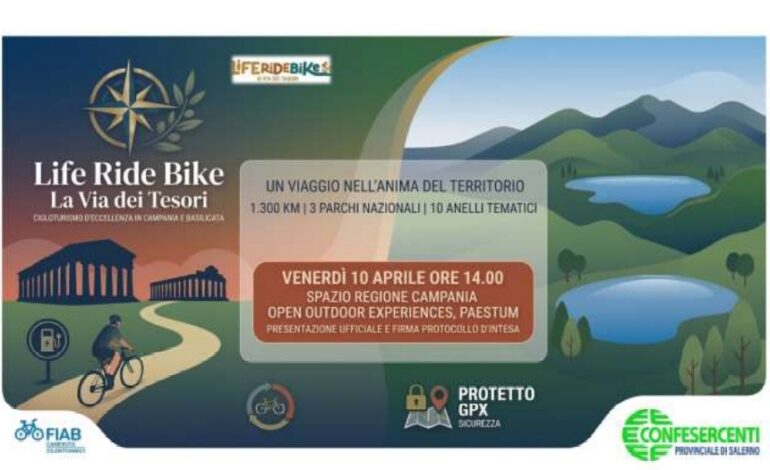 Life Ride Bike – La Via dei Tesori alla Fiera Open Outdoor Experiences di Paestum