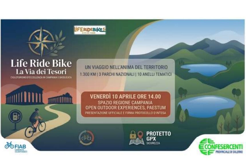 Life Ride Bike – La Via dei Tesori alla Fiera Open Outdoor Experiences di Paestum