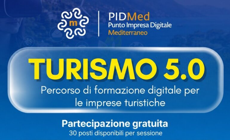 Turismo 5.0: a Salerno formazione gratuita per aiutare le imprese a cogliere l’onda dei 1,4 milioni di visitatori