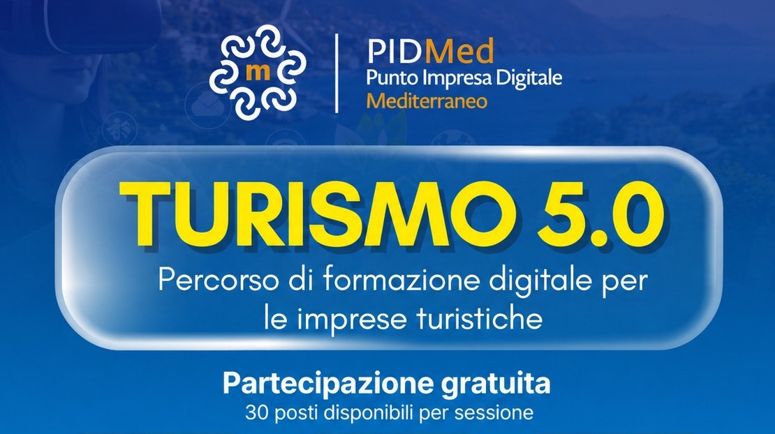 Turismo 5.0: a Salerno formazione gratuita per aiutare le imprese a cogliere l’onda dei 1,4 milioni di visitatori