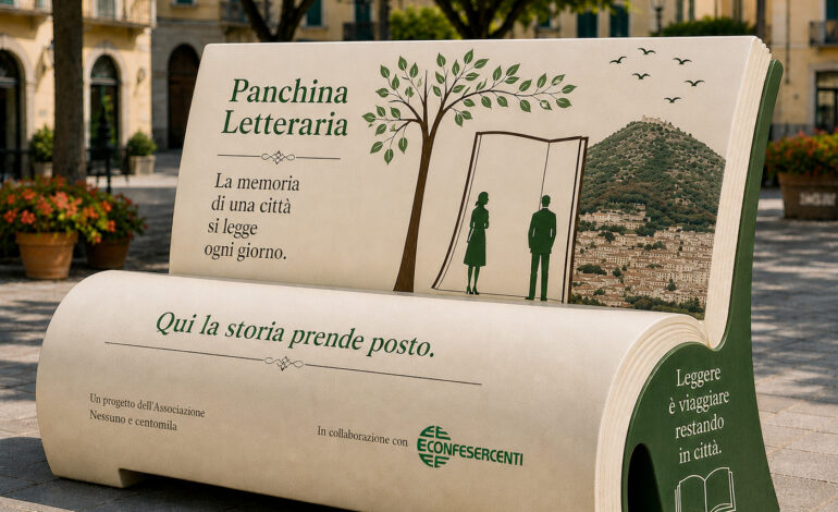Cava de’ Tirreni racconta la sua storia: nasce il libro sul commercio locale e il progetto “Panchine Letterarie”