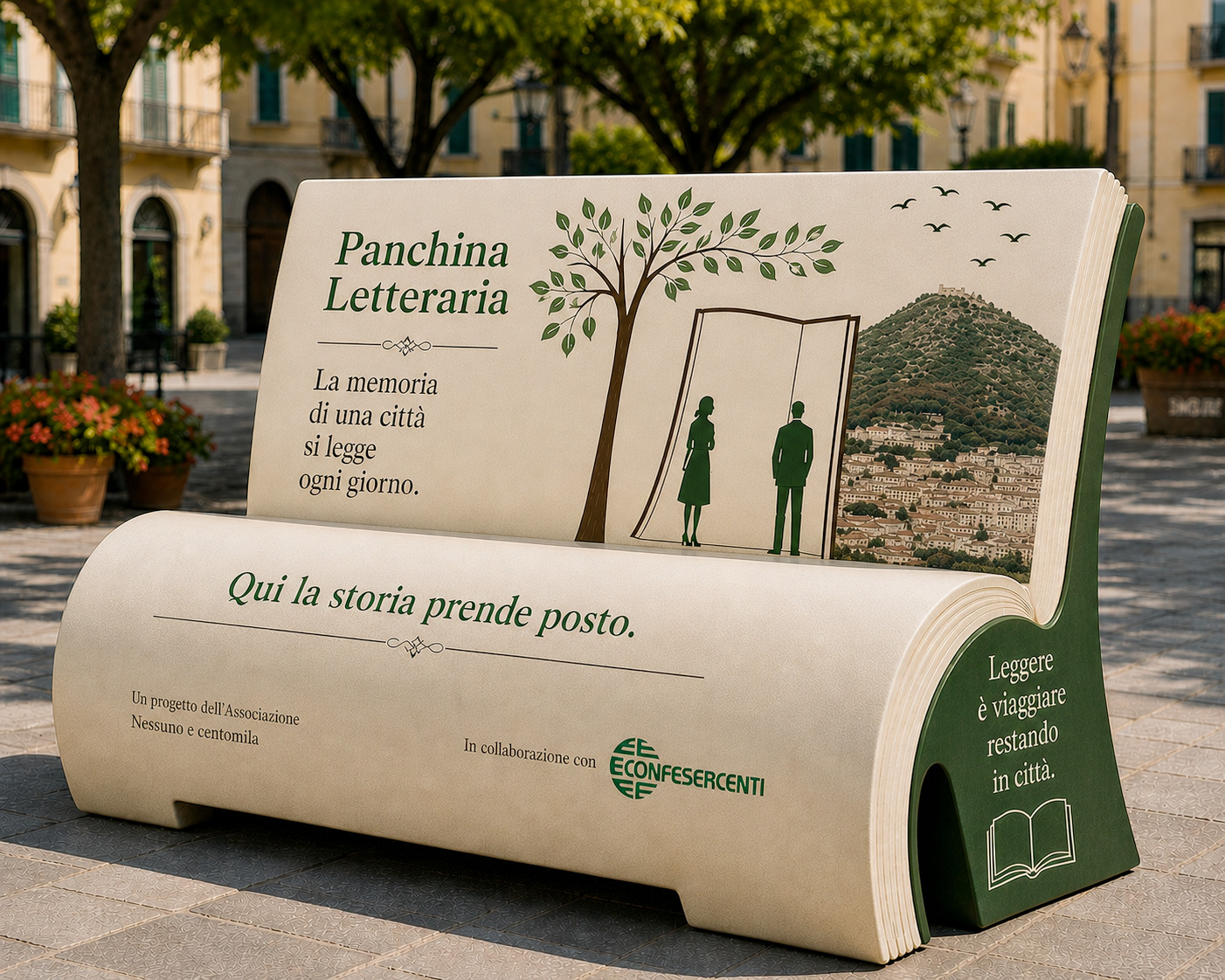 Cava de’ Tirreni racconta la sua storia: nasce il libro sul commercio locale e il progetto “Panchine Letterarie”