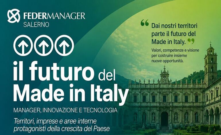 Confesercenti Vallo di Diano: il 7 maggio il convegno Il futuro del Made in Italy