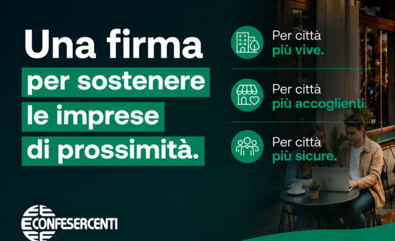 Confesercenti, commercio di prossimità: proposta di legge contro la desertificazione urbana