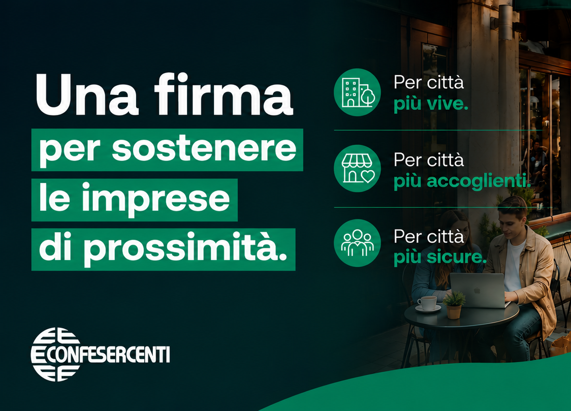 Confesercenti, commercio di prossimità: proposta di legge contro la desertificazione urbana