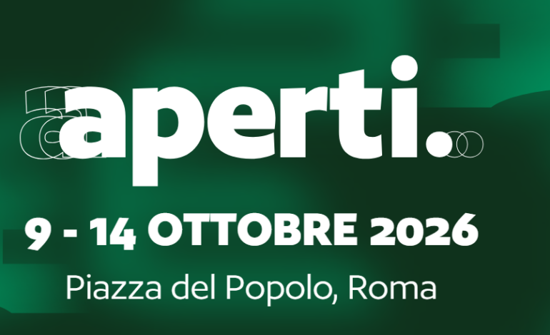Aperti – Forum Confesercenti 2026: Piazza del Popolo diventa il cuore dell’incontro tra imprese, cittadini e futuro